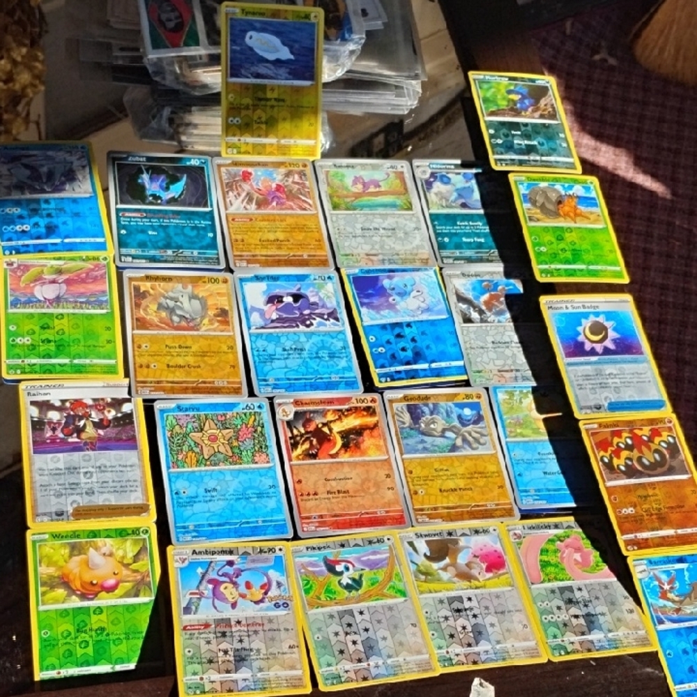 Holographic/Foil Pokemon Colorful Trading Card Collection(26) NEW